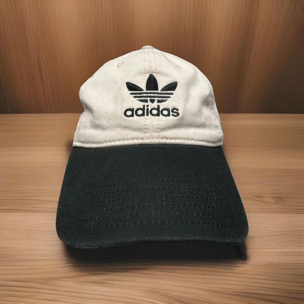Adidas Originals Relaxed Baseball Cap Hat Pink Black Trefoil Strapback Adj
